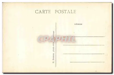Lapalisse (Allier) — Antiga Hostelleria do Poço da Imagem — A Grande Porta (século XV) — Verso