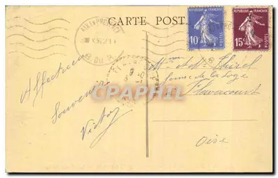 Ambiente de AIX-EN-PROVENCE - ROQUEFAVOUR — Os Três Pontes — Edit. Rouss — Verso
