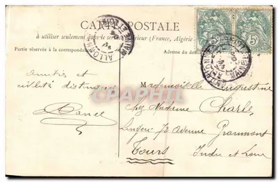 Saumur — Quai de Limoges — editor desconhecido, n° 9 — Verso