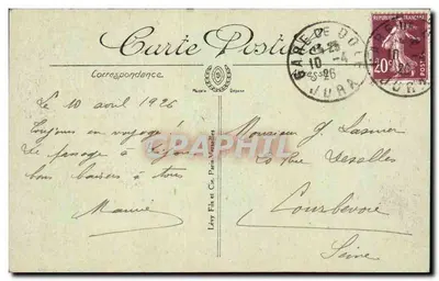 Dijon — Katedra św. Michała — wydawca Lévy Frères et Cie, nr 21 — Rewers
