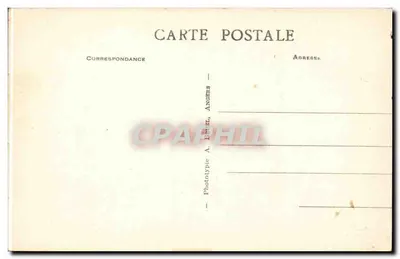 Chambord — Zamek (Strona Południowa) — A. B. — Rewers
