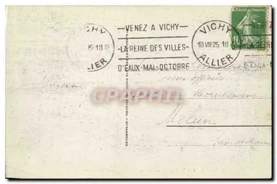 Vichy - Terrasy Kasyna — wydawca Vichy, nr 24 — Rewers