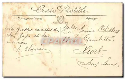 Paryż (1er) — Ogólny widok Louvru — LL. N°49 — Rewers