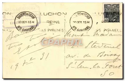 ENV. DE LUCHON - Port Venasque (wys. 2448 m) — nr 101 — Rewers