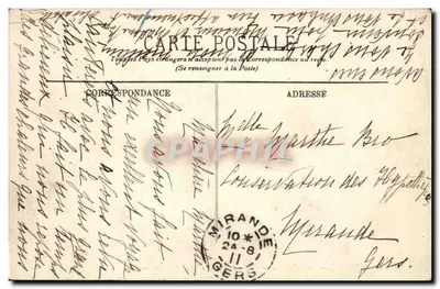 Cauterets — Widok ogólny — Dolina Cambasque i Pégueure — LL. — Rewers