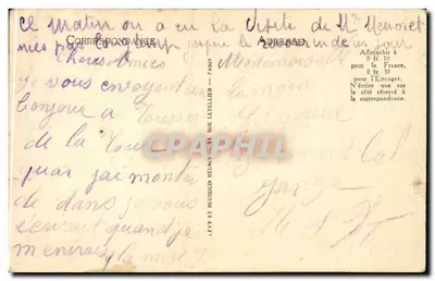 Paryż - Wieża Eiffla, widok z Pałacu Trocadéro — Elefant w pułapce, autor Frémiet — n° 4116 — Rewers