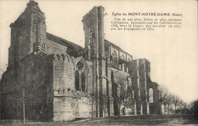 Igreja do Mont-Notre-Dame (Aisne) — ruínas — G. R. Sardet-Guerre, n°6