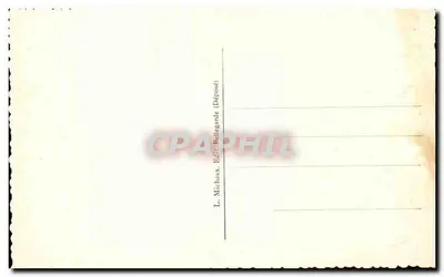 A Igreja da Faucille — Gex — com os picos circundantes datados — Verso