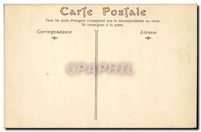 Rouen — A Igreja de São Hilário — Editor não identificado, n° de série 140 — Verso