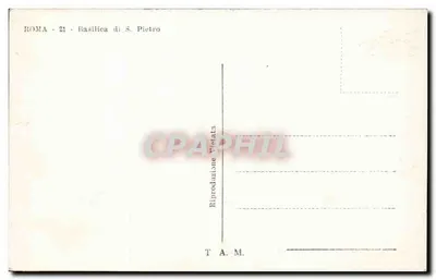 Place Saint-Pierre — Bazylika Świętego Piotra — T.A.M. — Rewers