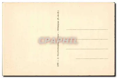Vale de Chaudefour — A Auvergne Poética — J. Gouttefangeas, editor, n° 1473 — Verso