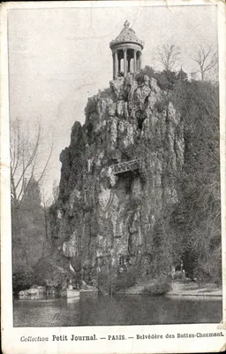Belvédère des Buttes-Chaumont — Paris — Collection Petit Journal