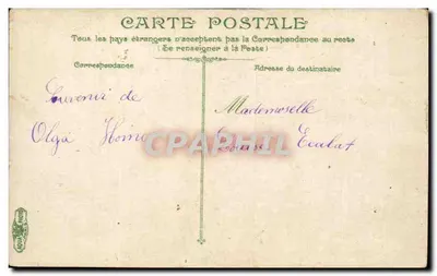 Menton. Widok z Kapitana Martina — Restauracja na placu — wydawca nie widoczny — Rewers
