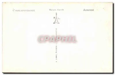 Alpes pitorescos — Vale da Ubaye, Pont du Chateleur (101 m. de altura) — F. L. — R. Tarray, editor — Verso