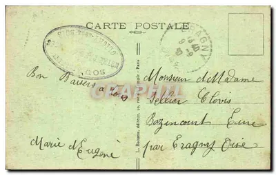 Clichy-sous-Bois — Pelerinagem de N.-D. dos Anjos em 1806 — J. H. — Verso
