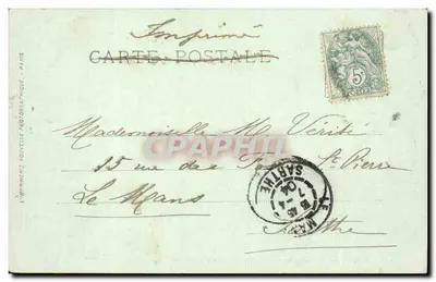 Paris - Jardim do Luxembourg — Fonte de Carpeaux — LL — Verso