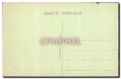 Angers (M.-et-L.) — Het Kasteel en het Beeld van Koning René — A. P. — Achterkant