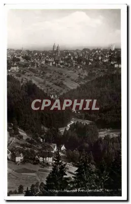 Höhenluftkurort Freudenstadt — vista aérea — editor Mets, Tübingen