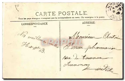 Velho Forte de la Bâtie — XIIIe siècle — Cliché C. D. Blanchard, editor, Viena — Verso