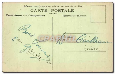 Saumur (M-et-L) — Avenida de Saint-Florent e Escola de Cavalaria — A. Gendron, editor Saumur — Verso