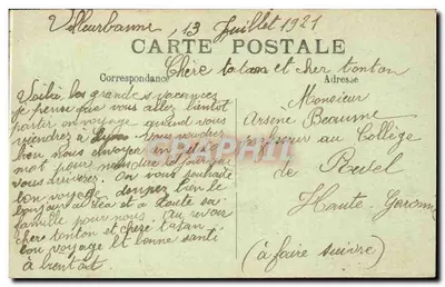 LYON — Vista Geral — Haute-Garonne — Verso