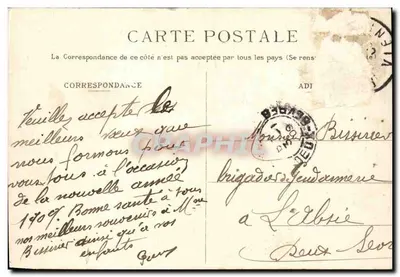 El Tour del Solitain — Edición de las Galerías París, n° 124 — Reverso