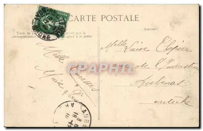 Lyon — Plac Morand — Statua Miasta Lyon — Wydawca E.P.D. nr 67 — Rewers