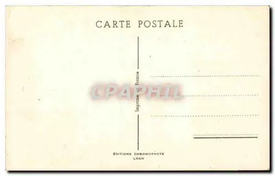 LYON. Ponte do Palácio de Justiça e Fourvière — Éditions Chromophote Lyon — Verso
