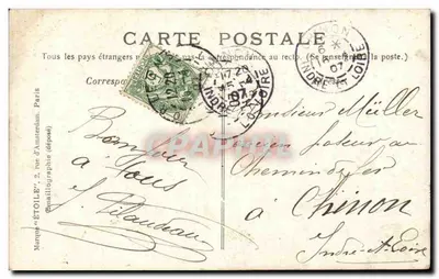 Orléans — Ponte sobre a Loire — Étoile, n°10 — Verso