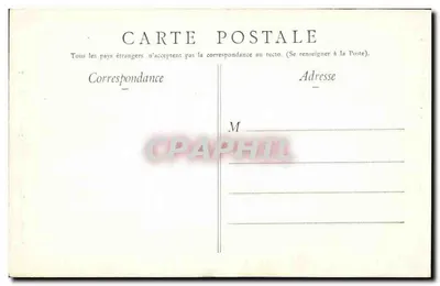 Bourges — Estátua de Jacques Cœur — Edição das Damas da França — Verso