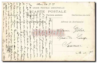 A Parada diante da Taverna — Salon 1909 — M. Silbert — Editor Crevaux, n°17 — Verso