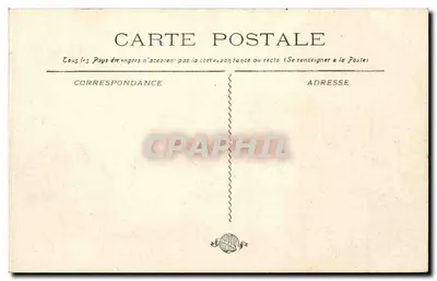 Marseille — Anlegestelle des Château-d'If — Ansicht des Hafens mit Leuchtturm und Boot — Rückseite