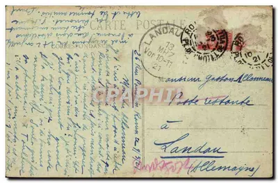 Marselha — Pôr do Sol — E. L. n°37 — Verso