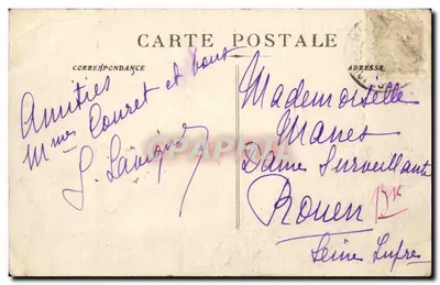Marseille — Wjazd na Stary Port i Most Przeciwległy — Wyd. Nowe Galerie nr 60 — Rewers