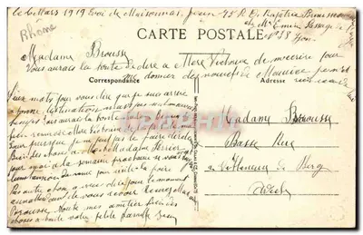 LYON — Most Tilsitt — Katedra św. Jana i Coteau Fourvière — Rewers