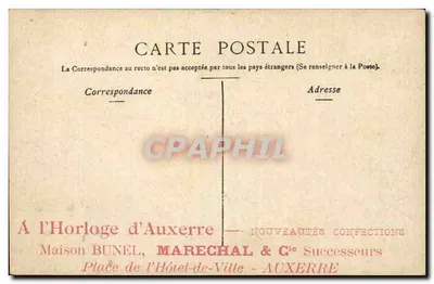 Lyon — Monument de Carnot — Staerck, Paris — Verso