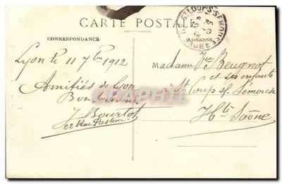 Nossa Senhora de Fourvière - A Fachada - Lyon - E.R. n°148 — Verso