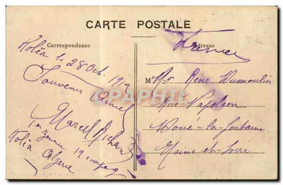 Zouaves - Het Defilé van het Regiment — Collectie Régence - A. L., uitgever, Alger — Achterkant