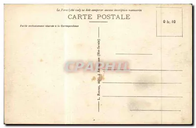 ÉVIAN-les-BAINS (Haute-Savoie) — Arrivée del battello — L. Faurraz, editore — Verso