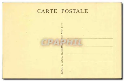 Place Bellecour e Coteau de Fourvière — Lyon — Edições J. Cellard — Verso
