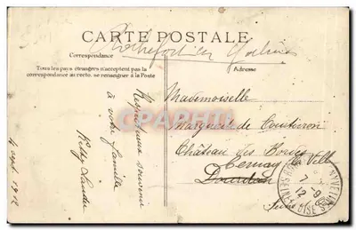 Około ROUEN — Bonsecours, Katedra i pomnik Jeanne d'Arc — Wydawca ELD, nr 11 — Rewers