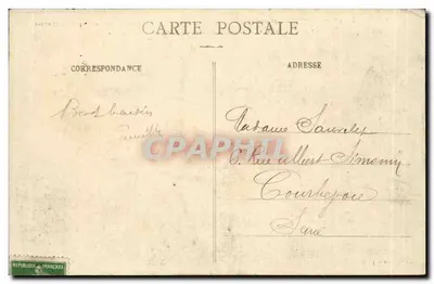 Camp de Châlons — Vista geral tirada de Balão — Hangares Militares de Aviação — Batteria de Experimentos — Cliché Segoumey - L.G. — Verso