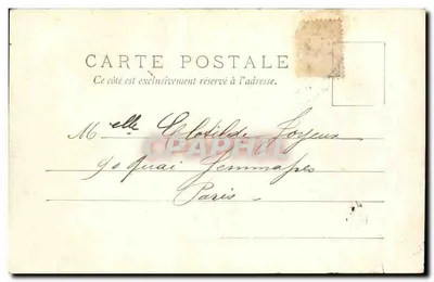Issoudun — Caserne Chateaurenault (68e d'Infanterie) — editor Mélaune, n°12 — Verso