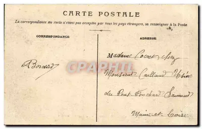 Châteauroux (Indre) — Kaszerna Bertrand — Wydawca: Zbiór E. C. Châteauroux — Rewers