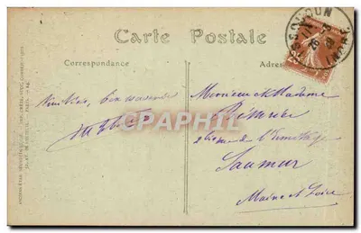 Issoudun (Indre) — A Caserne Chateaurenault — Edição das Novas Galerias e Lojas Modernas — Verso