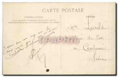 Camp de Mailly — Kąt obozu — Wydawca Mailly-le-Camp — Rewers