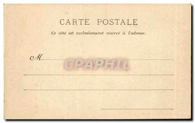 Le Blanc — A Caserna de Infantaria — Ch. Arambourou, fot., Châtellerault — Verso