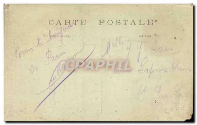 Paryż — Wieża Eiffla — Widok z Trocadéro — M. J. — Rewers