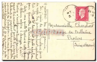 Sens — Dom J. Cousin — Schody — Wydanie 1905, Au — Rewers
