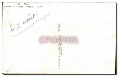 Royan — Souvenir de Royan — Tito — Verso
